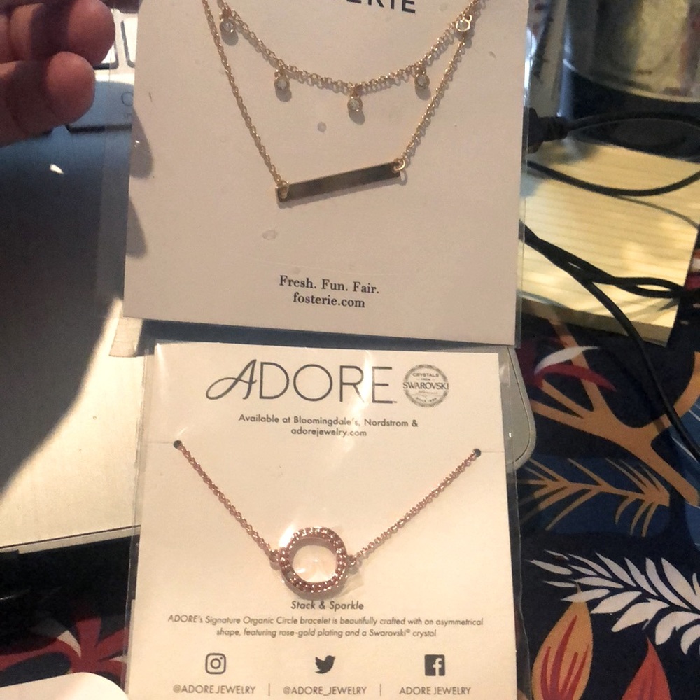 two necklaces